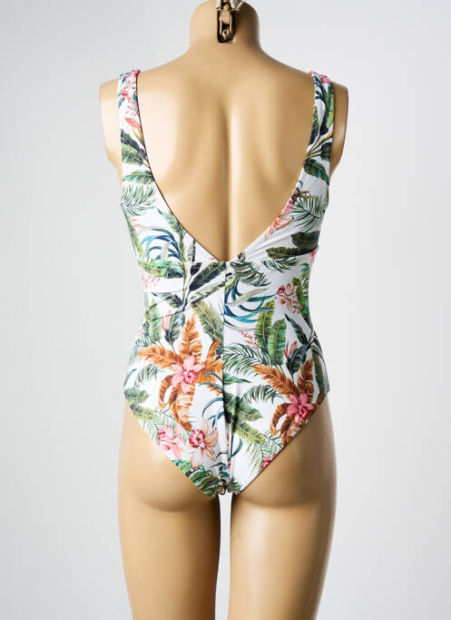 Costum de baie dintr-o singură piesă alb WATERCULT femeie