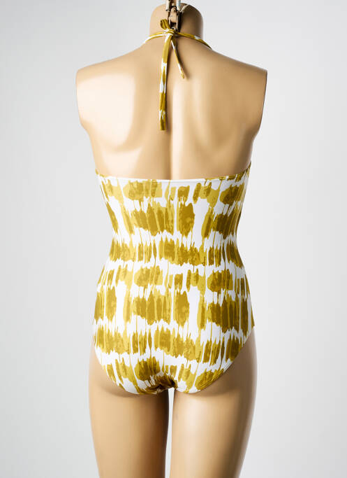 Costum de baie dintr-o singură piesă galben DNUD femeie