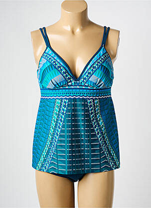 Tankini imprimeu fantezie albastru SUNFLAIR femeie