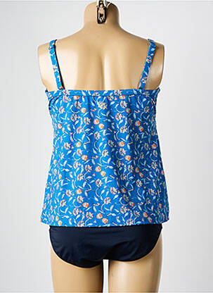 Tankini imprimeu floral albastru OLYMPIA femeie