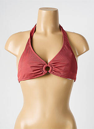 Sutien de costum de baie elasticitate sutien cupe întregi cu decolteu înalt roz WATERCULT femeie
