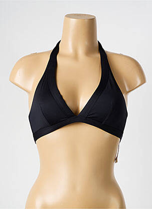 Sutien de costum de baie elasticitate top sutien modelat negru LE BOURGET femeie