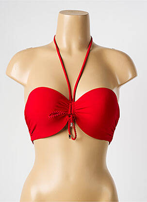 Sutien de costum de baie elasticitate top sutien modelat roșu CHANTELLE femeie