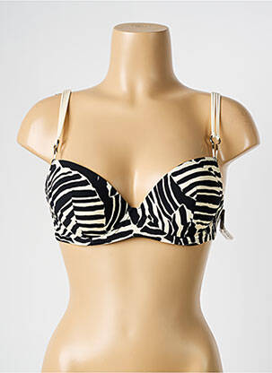 Sutien de costum de baie elasticitate top sutien push-up negru AUBADE femeie