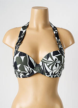Sutien de costum de baie elasticitate top sutien push-up verde AUBADE femeie