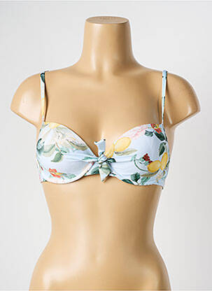 Sutien de costum de baie elasticitate top sutien modelat albastru WATERCULT femeie