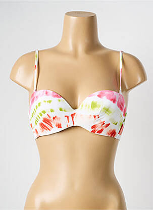 Sutien de costum de baie elasticitate top sutien modelat alb PASSIONATA femeie