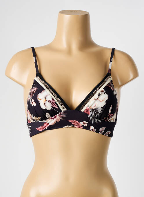 Sutien de costum de baie negru WATERCULT femeie