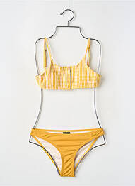 Costum de baie din două piese bralete galben PROTEST fille