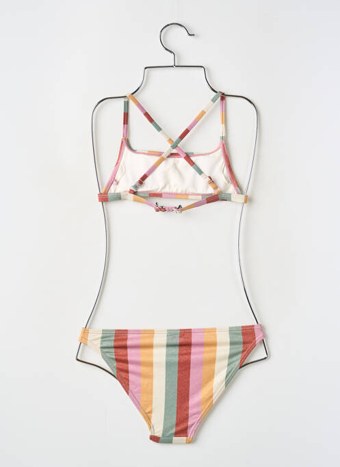 Costum de baie din două piese galben PROTEST fată