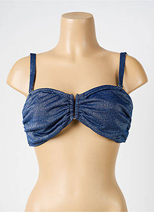 Sutien de costum de baie elasticitate top bentiță albastru COCO SAINT TROPEZ femeie