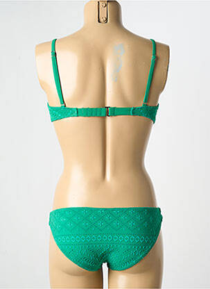 Costum de baie din două piese elasticitate sutien cu susținere înaltă și burete detașabil verde DAG ADOM femeie