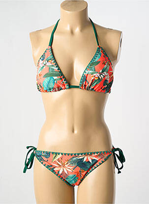 Costum de baie din două piese portocaliu LAGON BLEU femeie