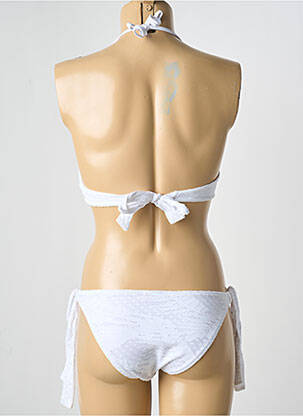 Costum de baie din două piese elasticitate top sutien push-up alb YSABEL MORA femeie