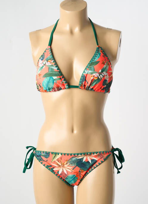 Costum de baie din două piese portocaliu LAGON BLEU femeie