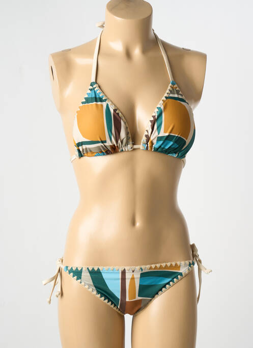 Costum de baie din două piese bej LAGON BLEU femeie