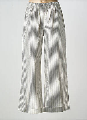 Pantalon larg bej GRACE & MILA femeie