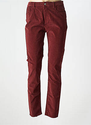 Pantalon slim maro KANOPE femeie