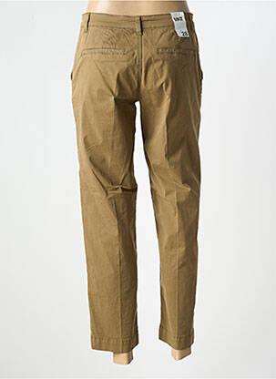 Pantalon chino țesătură poplin mărime normală verde MKT STUDIO femeie