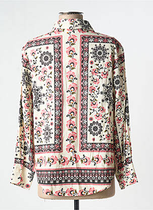 Cămașă imprimeu floral mâneci lungi bej GRACE & MILA femeie