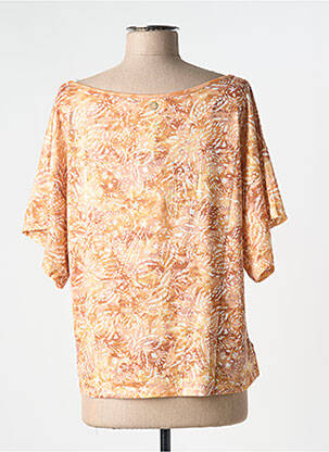 Tricou imprimeu fantezie mâneci scurte bej LOLA ESPELETA femeie