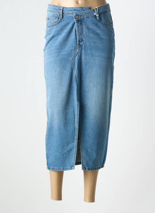 Fustă lungă albastru KANOPE femeie