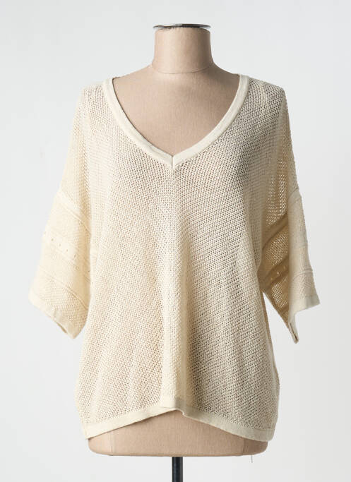 Pulover bej LOLA ESPELETA femeie