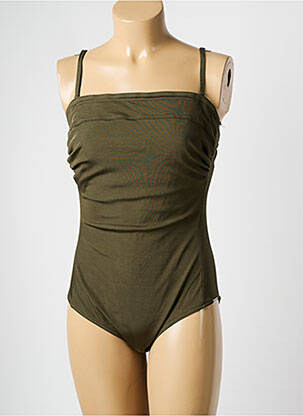 Costum de baie dintr-o singură piesă verde MISS CARAÏBES femeie