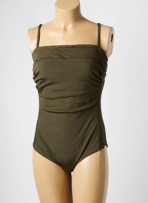 Costum de baie dintr-o singură piesă verde MISS CARAÏBES femeie