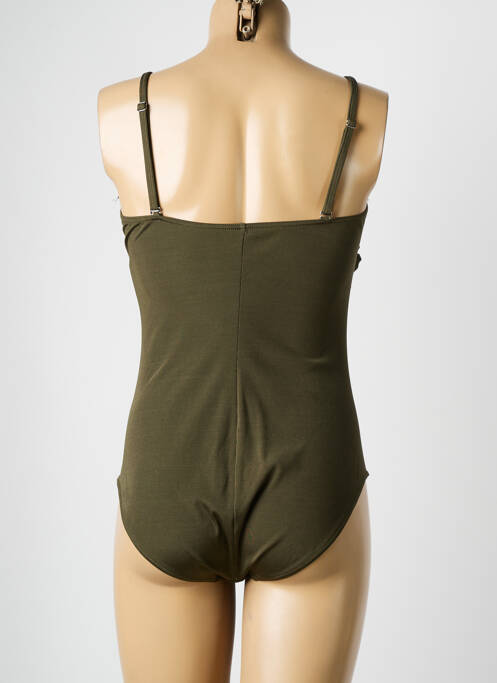 Costum de baie dintr-o singură piesă verde MISS CARAÏBES femeie