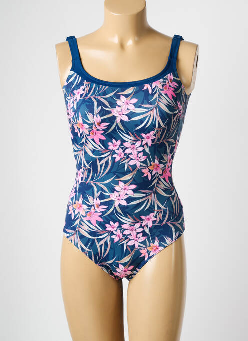 Costum de baie dintr-o singură piesă albastru OLYMPIA femeie