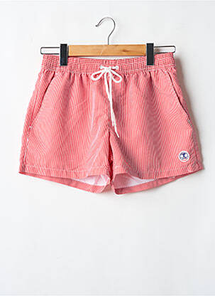 Șort de baie roșu LAGON BLEU bărbat