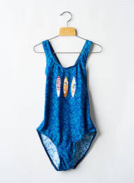 Costum de baie dintr-o singură piesă imprimeu fantezie albastru OLYMPIA fille