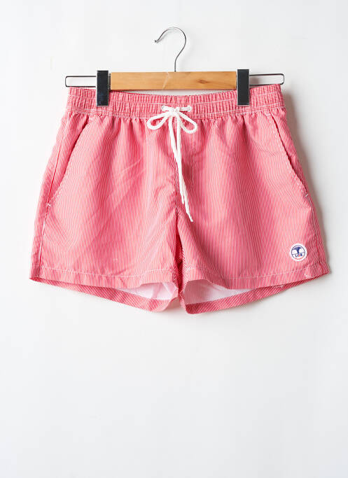 Șort de baie roșu LAGON BLEU bărbat