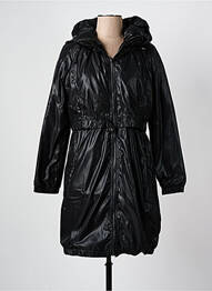 Parka mâneci lungi fără glugă negru ARELINE femme