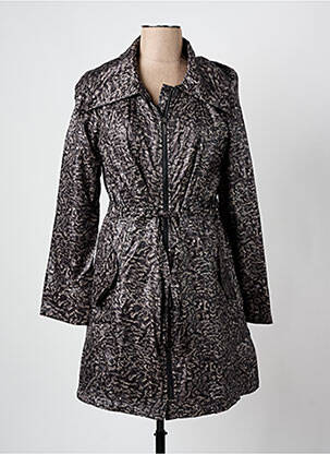 Jachetă vânt negru ARELINE femeie