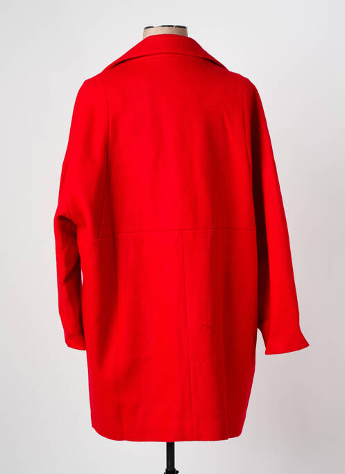 Palton lung roșu ARELINE femeie