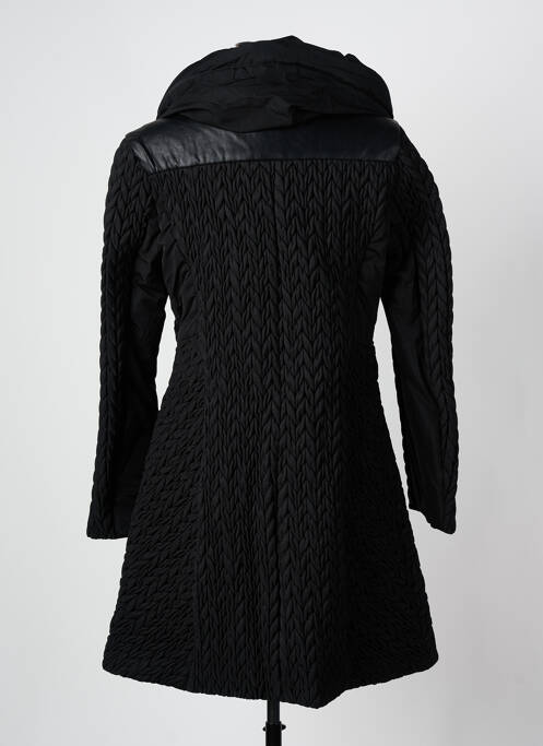 Palton lung negru ARELINE femeie