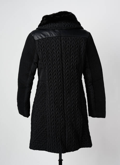 Palton lung negru ARELINE femeie