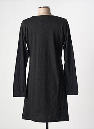 Rochie scurtă mâneci lungi mâneci lungi negru COTON DU MONDE femeie