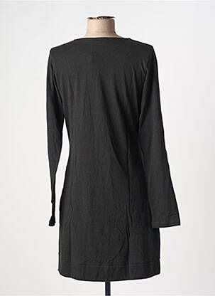 Rochie scurtă mâneci lungi mâneci lungi negru COTON DU MONDE femeie