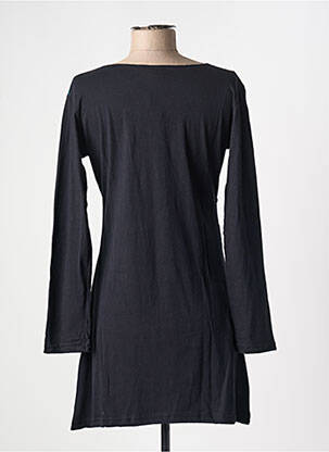 Rochie scurtă mâneci lungi mâneci lungi negru COTON DU MONDE femeie