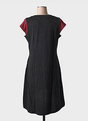 Rochie midi mâneci scurte mâneci scurte roșu COTON DU MONDE femeie