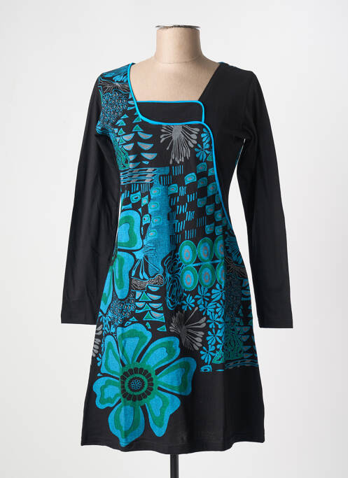 Rochie scurtă negru COTON DU MONDE femeie