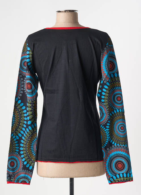 Tricou negru COTON DU MONDE femeie