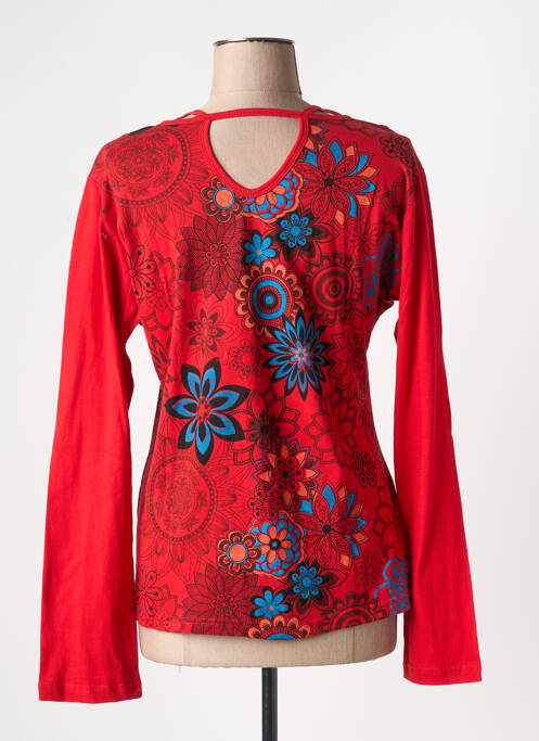 Tricou roșu COTON DU MONDE femeie