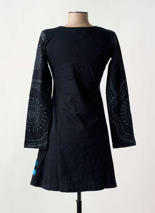 Rochie scurtă negru COTON DU MONDE femeie