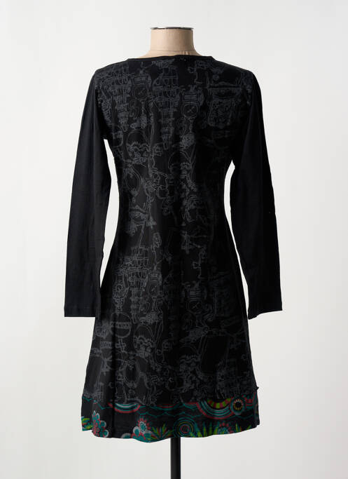 Rochie midi negru COTON DU MONDE femeie