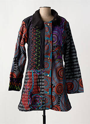 Palton scurt negru COTON DU MONDE femeie