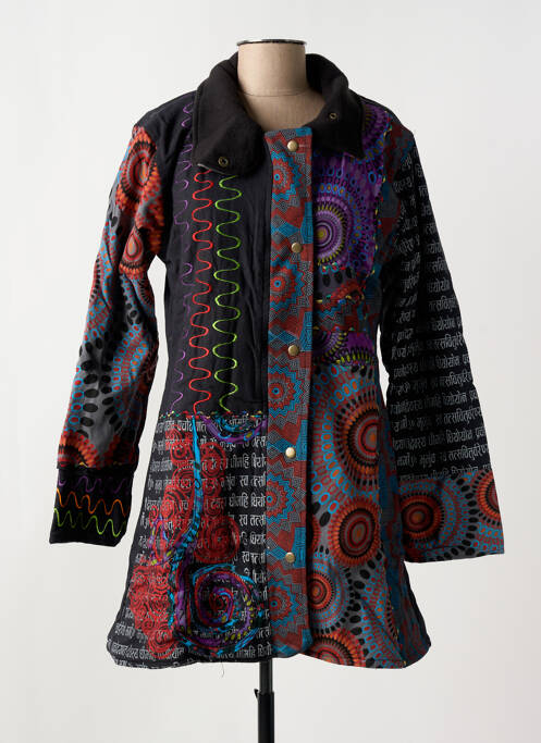 Palton scurt negru COTON DU MONDE femeie